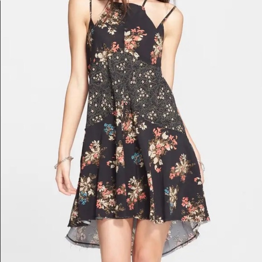 Intimately Free People Crescent Slip Dress Black M